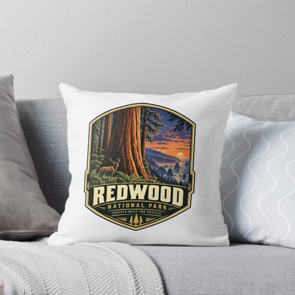 Item preview, Redwood National Park Forests Meet The Pacific National Parks Travel Souvenir Hiker designed and sold by NeedForParks.