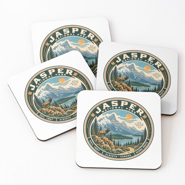 Item preview, Jasper National Park Wild Mountains Brighter Days Alberta Canada Traveler Explorer designed and sold by kristyparkStar3.