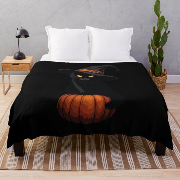 Item preview, Midnight Familiar – Black Cat Witch Halloween Illustration designed and sold by ByGio.