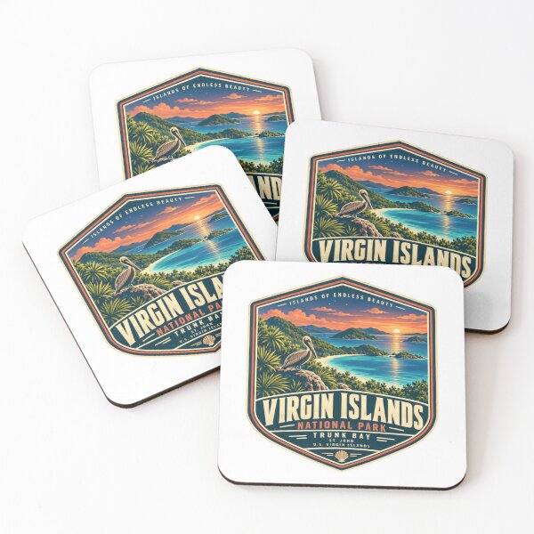 Item preview, Virgin Islands National Park Trunk Bay St. John U.S. Virgin Islands Caribbean Travel Vacation Souvenir designed and sold by NeedForParks.