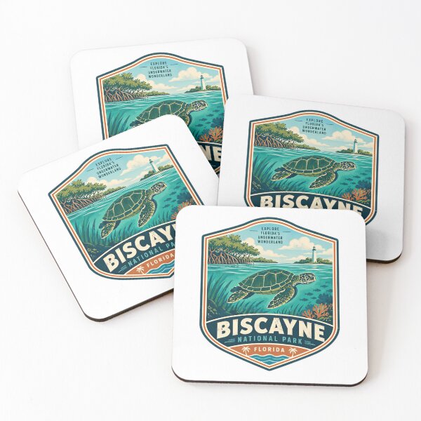 Item preview, Explore Florida's Underwater Wonderland Biscayne National Park Florida Sea Turtle Traveler designed and sold by NeedForParks.