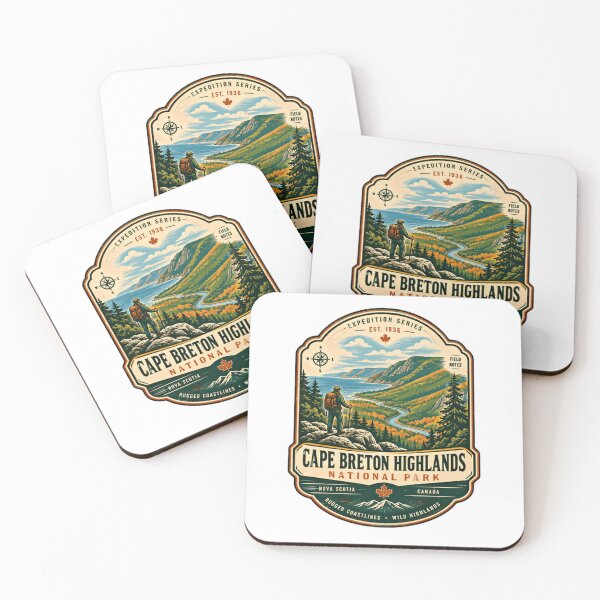 Item preview, Cape Breton Highlands National Park Nova Scotia Canada Expedition Series Est 1936 Rugged Coastlines Wild Highlands Hiking Travel designed and sold by NeedForParks.