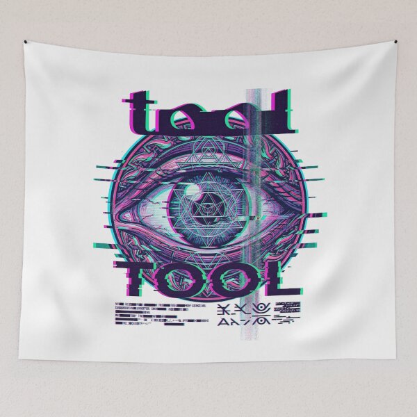 Item preview, Progressive Metal Third Eye Sacred Geometry Glitch Art designed and sold by veyraatelier.