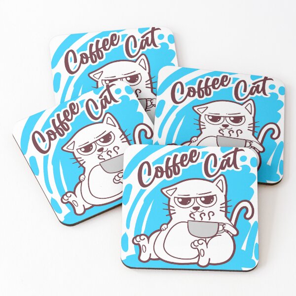 Item preview, Caffeine and Cattitude designed and sold by cat-loop.