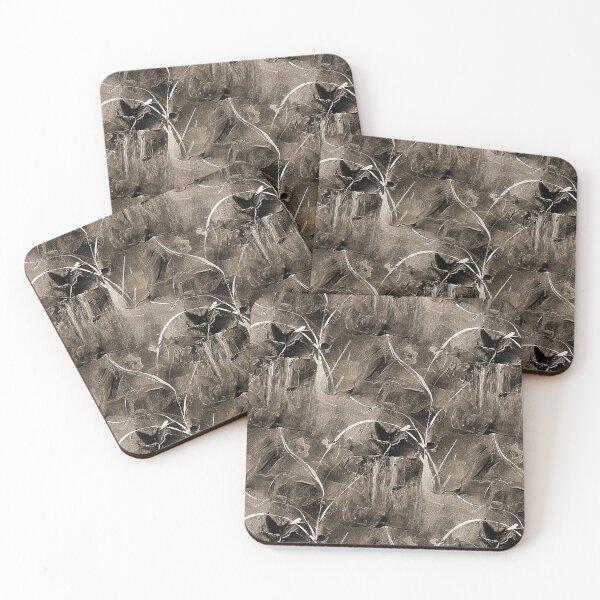 Item preview, Abstract Bird Flower Garden in Brown designed and sold by Artistestella.