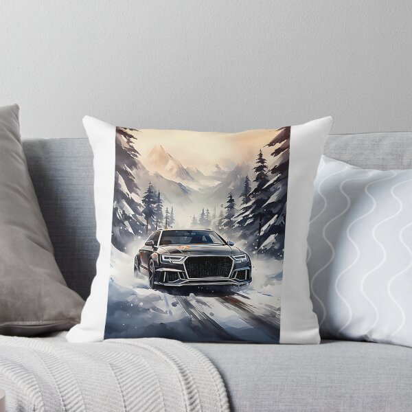 Item preview, Audi RS Driving Through Snowy Mountain Terrain with Power and Style designed and sold by melouki.