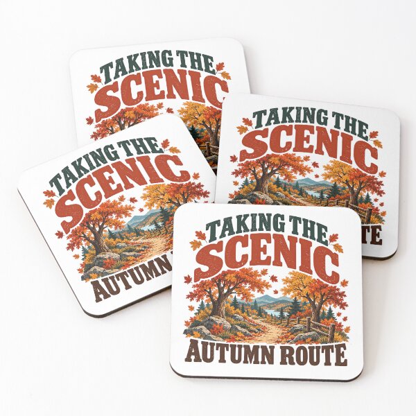 Item preview, Taking The Scenic Autumn Route Fall Nature Travel Hiking Lover designed and sold by JonesFlora2025.