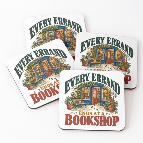 Item preview, Every Errand Ends At A Bookshop Reader Book Lover Bibliophile designed and sold by JonesFlora2025.
