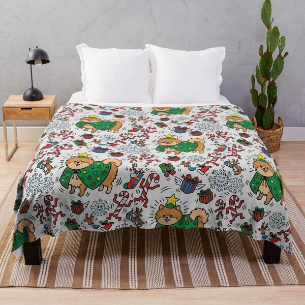 Item preview, Pomeranian Christmas Tree designed and sold by PictoVibe.