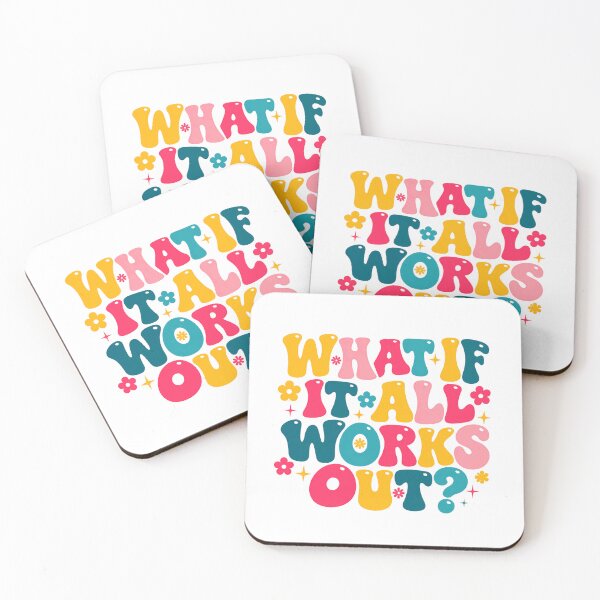 Item preview, What If It All Works Out? Optimistic Positive Motivational Affirmation designed and sold by SkeletonsDanger.