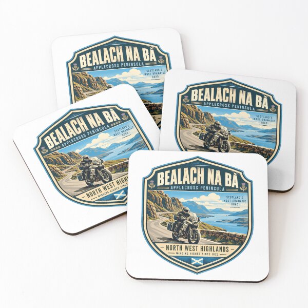 Item preview, Bealach Na Ba Applecross Peninsula Scotland Motorcycle Rider Travel designed and sold by JasonStars123.