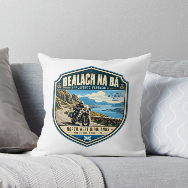 Item preview, Bealach Na Ba Applecross Peninsula Scotland Motorcycle Rider Travel designed and sold by JasonStars123.