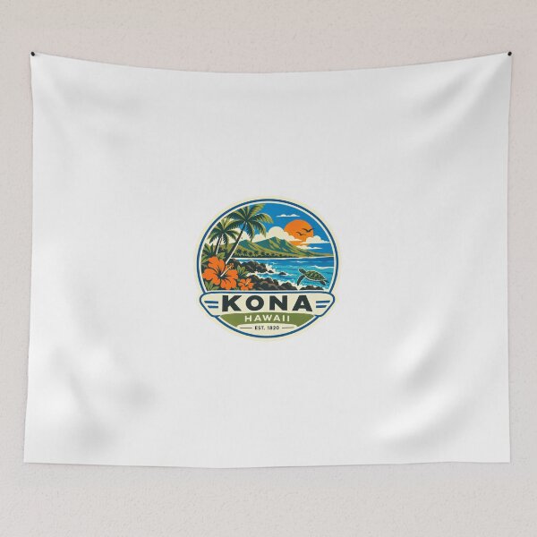 Item preview, Kona Hawaii Est. 1820 Hawaiian Island Vacation Souvenir designed and sold by Simsimah26Parks.
