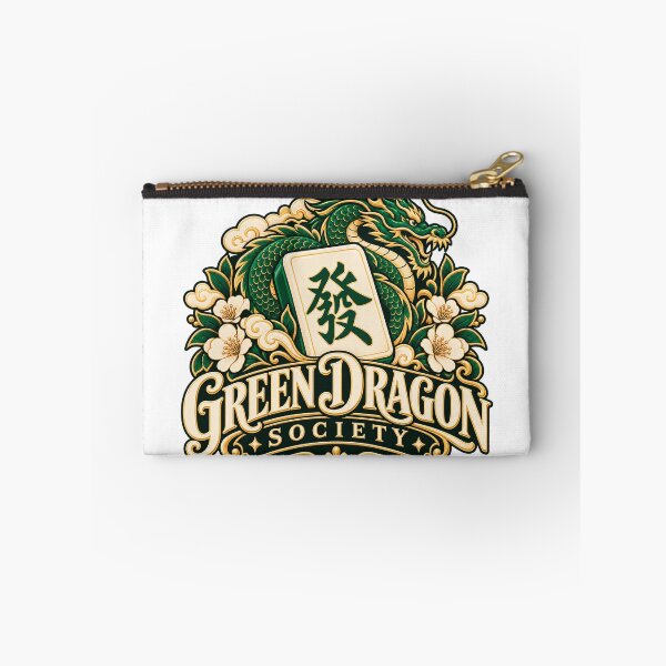 Item preview, Green Dragon Society Mahjong Club designed and sold by freshartdesigns.