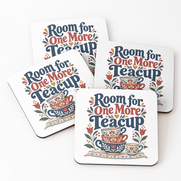 Item preview, Room For One More Teacup Tea Lover Teatime Collector designed and sold by HumansStuck12.