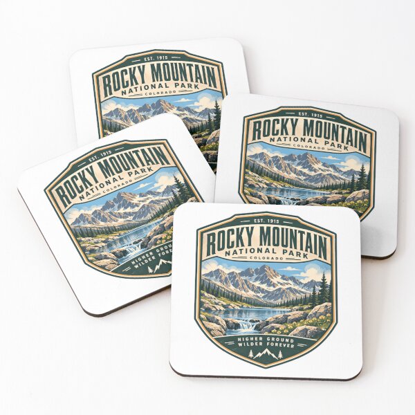Item preview, Rocky Mountain National Park Colorado Higher Ground Wilder Forever National Park Hiker Outdoors Nature designed and sold by JasonStars123.