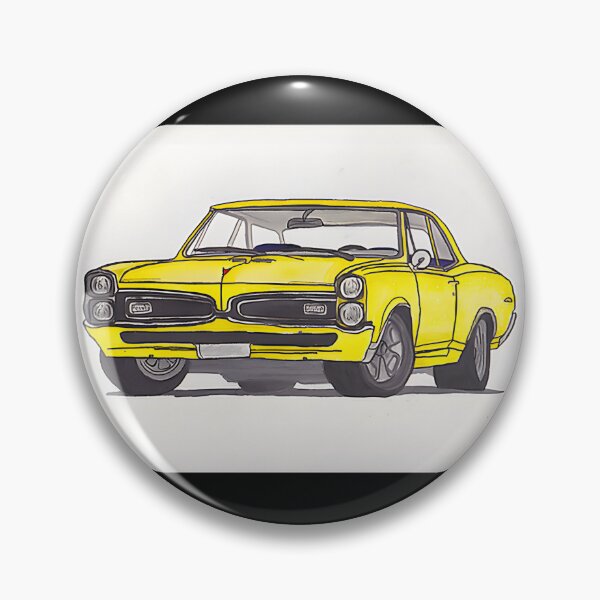 Artikelvorschau, Klassisches Pontiac GTO Muscle Car Vintage-Automobildesign entworfen und verkauft von AAMED.