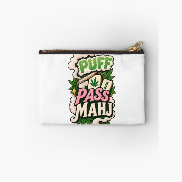 Item preview, Puff Pass Mahj Weed Mahjong Night designed and sold by freshartdesigns.