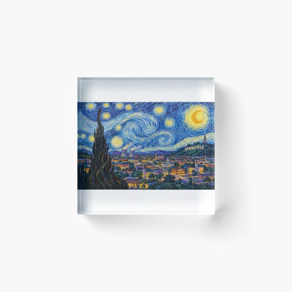 Item preview, Starry Night Over Springfield designed and sold by BronxArtist.