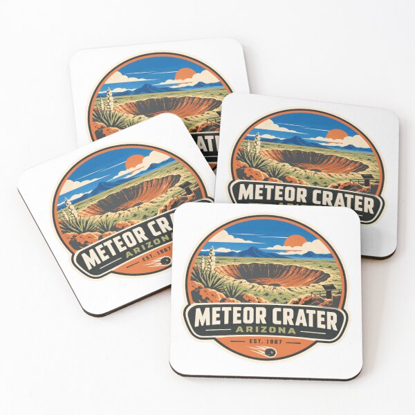 Item preview, Meteor Crater Arizona Est. 1967 USA Travel Landmark Space Exploration Geology Enthusiast designed and sold by Simsimah26Parks.