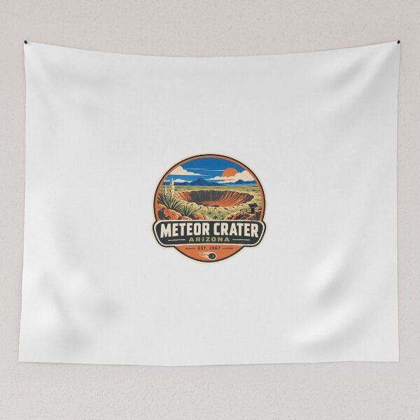 Item preview, Meteor Crater Arizona Est. 1967 USA Travel Landmark Space Exploration Geology Enthusiast designed and sold by Simsimah26Parks.