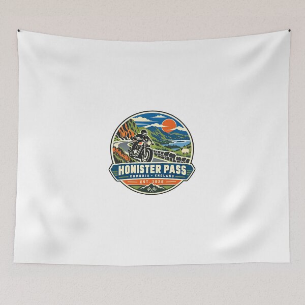Item preview, Honister Pass Cumbria England Est. 1826 Motorcycle Touring Biker Travel Road Trip Scenic Route designed and sold by Simsimah26Parks.