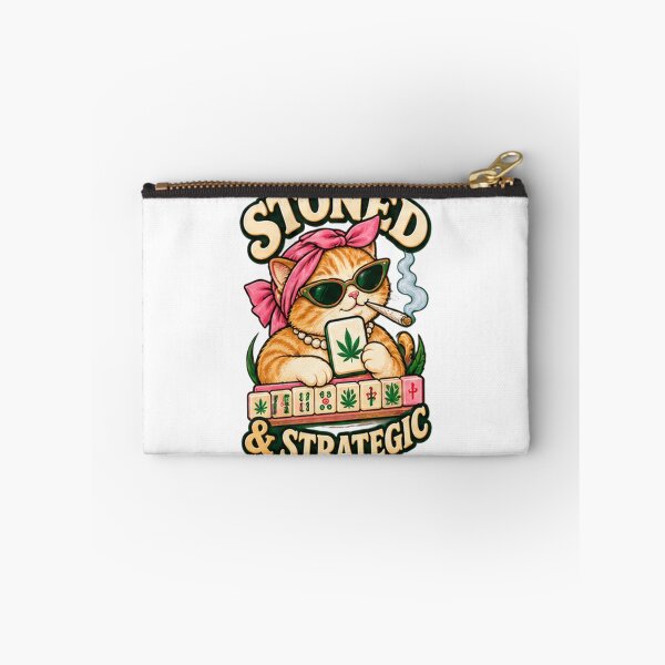 Item preview, Stoned and Strategic Cat Mahjong designed and sold by freshartdesigns.