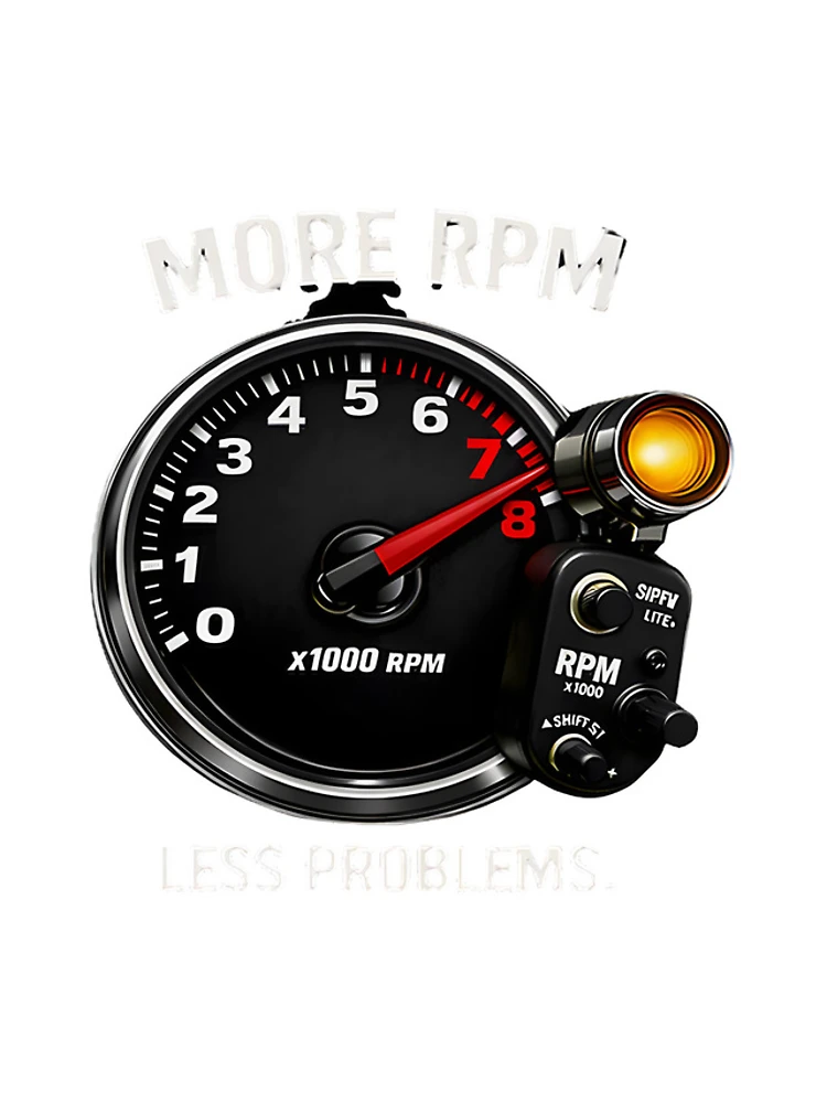 Thumbnail 4 of 4, iPhone Case, More RPM Less Problems Racing Car Enthusiast Design designed and sold by AAMED.