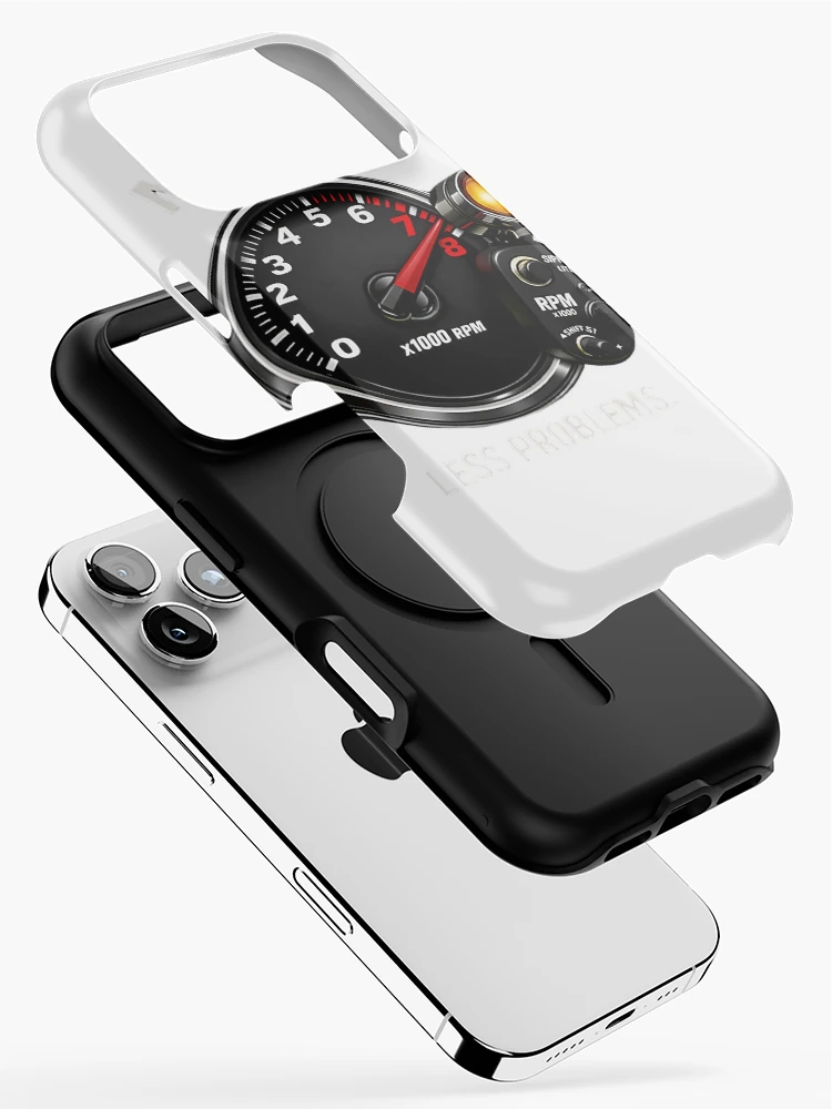 Thumbnail 2 of 4, iPhone Case, More RPM Less Problems Racing Car Enthusiast Design designed and sold by AAMED.