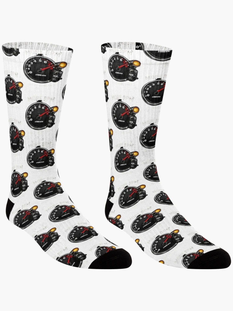 Thumbnail 3 of 5, Socks, More RPM Less Problems Racing Car Enthusiast Design designed and sold by AAMED.