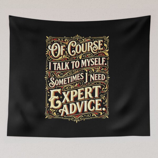 Item preview, Self-Talk Expert Advice Typography designed and sold by ip7s.