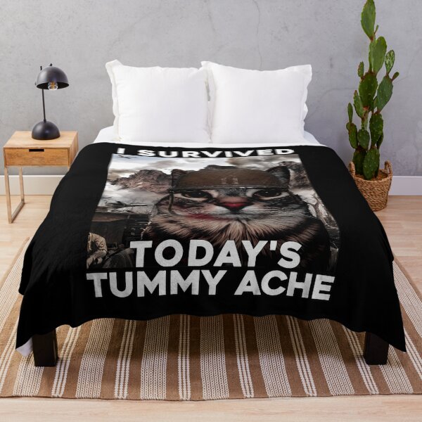 Item preview, I Survived Today's Tummy Ache designed and sold by Bob Meme Life.