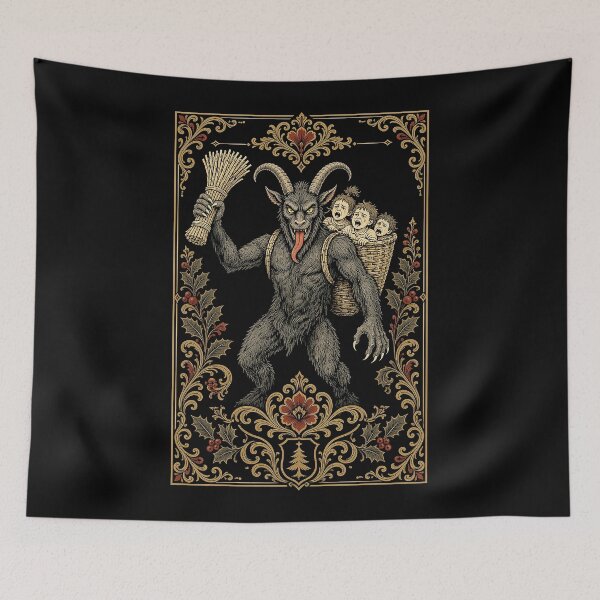 Item preview, Ornate Krampus design designed and sold by abby-thorns.