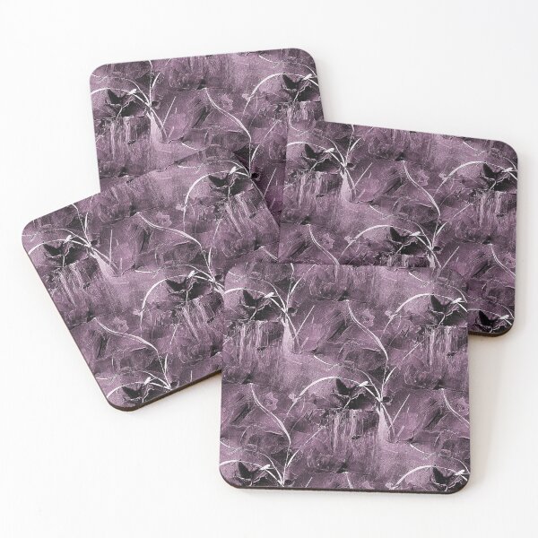 Item preview, Abstract Bird Flower Garden in Mauve designed and sold by Artistestella.