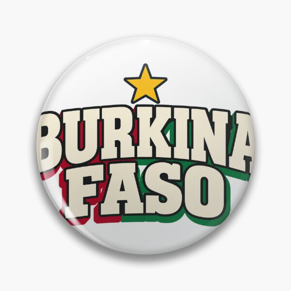 Item preview, Burkina Faso Monumental Split Wordmark designed and sold by aihrgdesign.