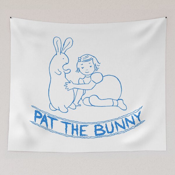 Item preview, Blue Silhouette Singer Bunny Folk designed and sold by nerdyygraphic.