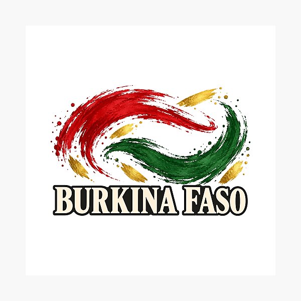 Item preview, Burkina Faso Ink Foil Convergence designed and sold by aihrgdesign.