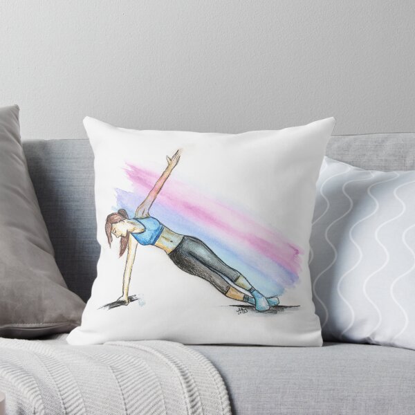 Pilates Series 2 Throw Pillow