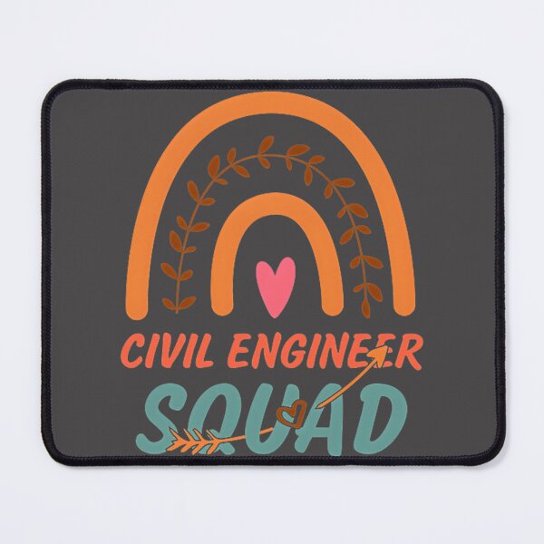 Item preview, Funny Civil Engineer Squad Rainbow Quote Design Gift for Men and Women designed and sold by mensajesangel.