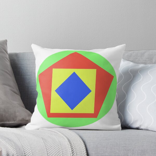 Item preview, Multicolor Abstract Forms in Lime Red Yellow and Blue designed and sold by Mind Designs.