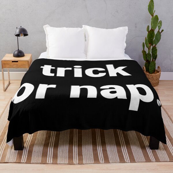 Item preview, Trick Or Nap – Funny Halloween Saying designed and sold by Text-based T-Shirts and Gifts.