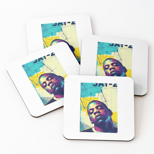 Item preview, Jay-Z Pop Art Portrait designed and sold by RawRevival.