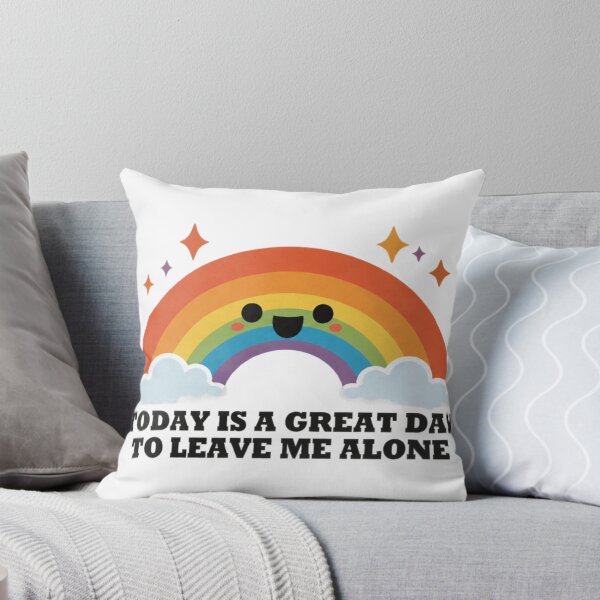 Item preview, Today Is A Great Day To Leave Me Alone Rainbow Funny designed and sold by OMITTEROMINOUS.