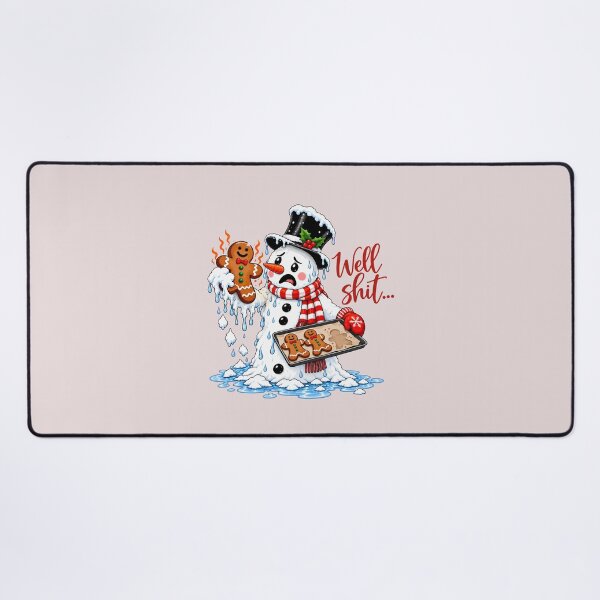 Item preview, Well Shit Funny Melting Snowman Gingerbread Christmas designed and sold by HieuarsaWorks.