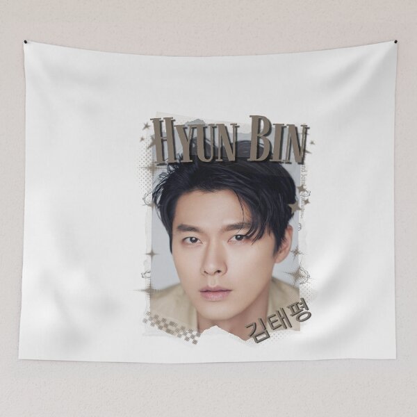 Item preview, Hyun Bin (현빈) Korean Actor K actor Kdrama Drama Collage Art designed and sold by AJUNICE STUDIO.