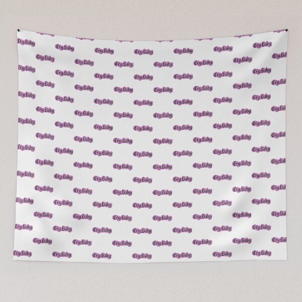 Item preview, Cry Baby Emotional Expression Artwork with Bold Typography designed and sold by Neon07Tsar.