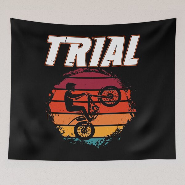 Item preview, Trial Bike Rider Vintage Sunset Motorcycle Trials Motorsport designed and sold by Jt41.