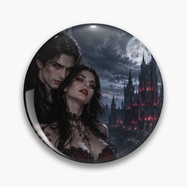 Item preview, Vampires sitting by the moon designed and sold by Star405.