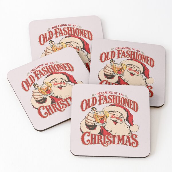 Item preview, Old Fashioned Christmas Santa Drinking Cocktail Vintage Holiday designed and sold by HieuarsaWorks.