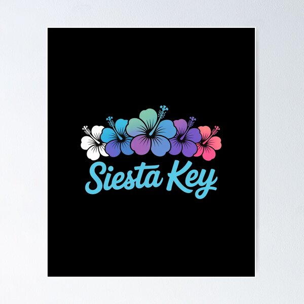 Item preview, Siesta Key Florida Tropical Hibiscus Flowers Beach Vacation designed and sold by FestivityFinds.